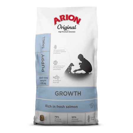 ARION Original Puppy Growth Small Salmon - sucha karma dla psa 2kg