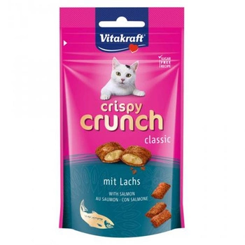 VITAKRAFT Crispy Crunch Z Łososiem - przysmak dla kota 60g
