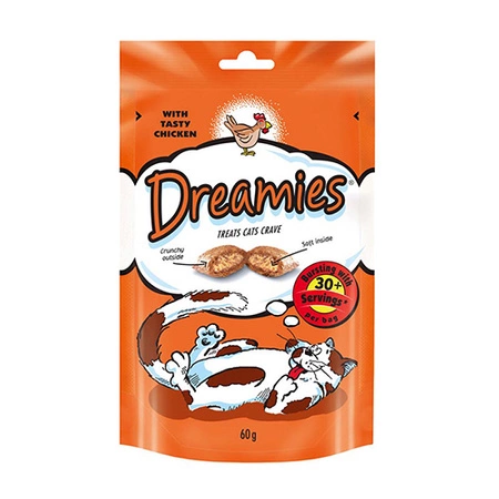 DREAMIES - przysmak dla kota z kurczakiem 60g