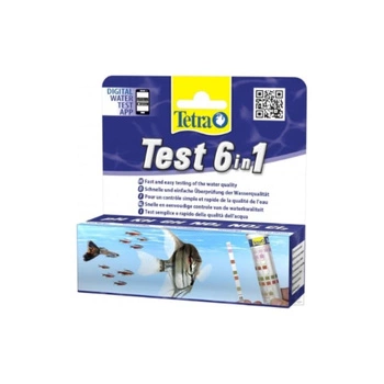 TETRA Test 6in1 - paski do testowania jakości wody w akwarium