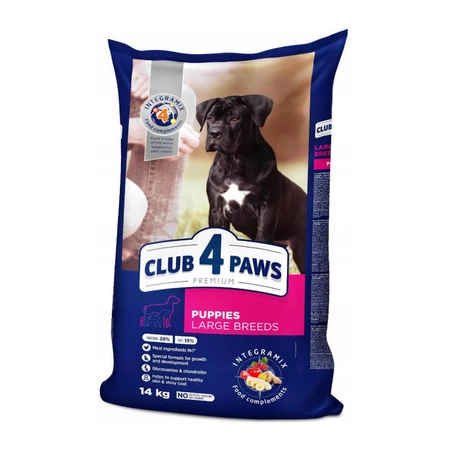 Club 4 Paws Puppy Large z kurczakiem - sucha karma dla szczeniąt ras dużych 14kg