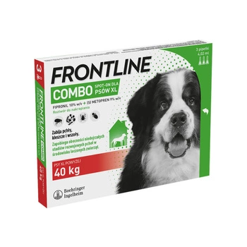 FRONTLINE Combo Spot-On XL - preparat na pchły i kleszcze dla psów dużych ras powyżej 40kg