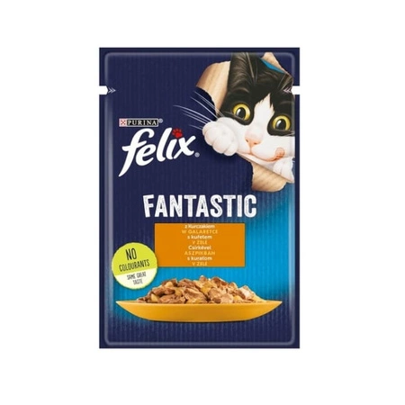 FELIX Fantastic Kurczak w galaretce - mokra karma dla kota - saszetka 85g