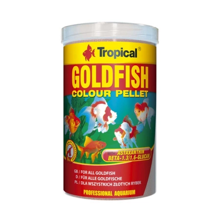 TROPICAL Goldfish Color Pellet - pokarm dla złotych rybek 250ml