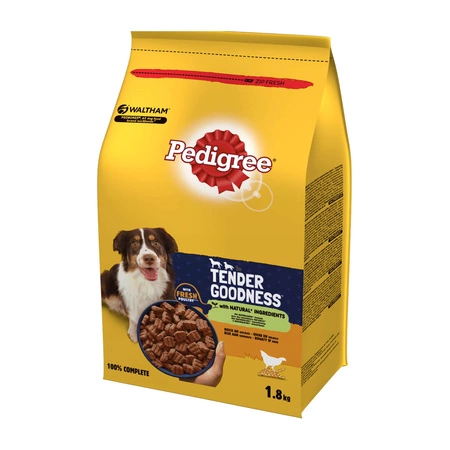 PEDIGREE Tender Goodnes z drobiem dla dużych i średnich ras - sucha karma dla psa 1,8kg