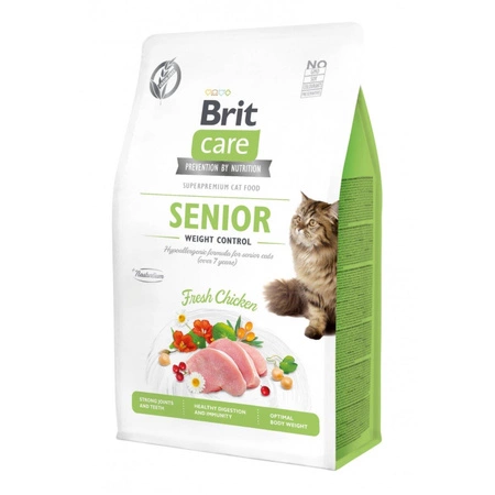 BRIT Care Cat Grain-Free Senior Weight Control - sucha karma dla kota 7kg