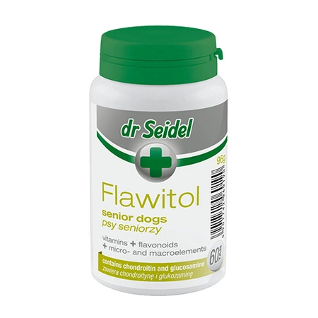 DR SEIDEL Flawitol - preparat witaminowy dla psa seniora 60tabl