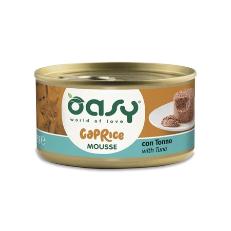 OASY Mousse Z Tuńczykiem - mokra karma dla kota - puszka 85g