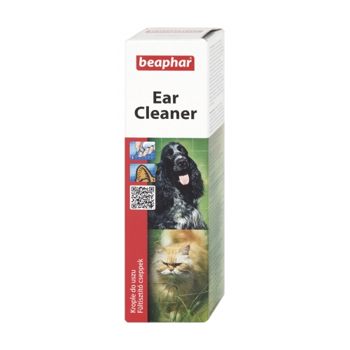 Beaphar Ear Cleaner 50ml krople do pielęgnacji uszu dla psów i kotów 50 ml Dostawa GRATIS od 159 zł + super okazje