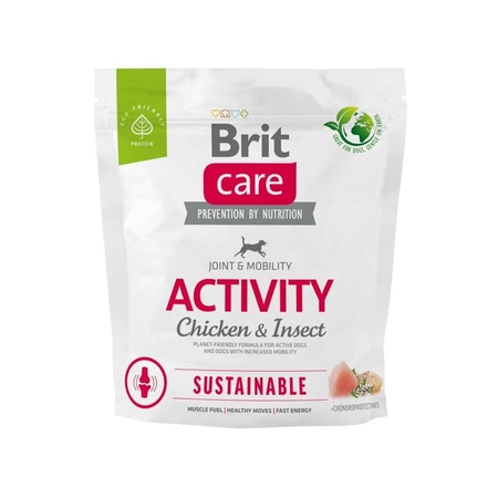 BRIT Care Dog Sustainable Activity Chicken Insect - sucha karma dla psa 1kg