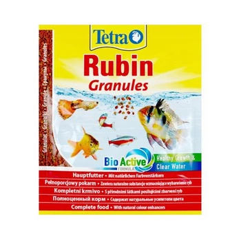 TETRA Rubin Granules - pokarm dla ryb tropikalnych 15g