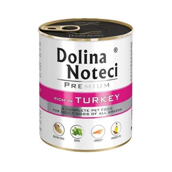 DOLINA NOTECI Premium - mokra karma dla psa z indykiem - puszka 800g