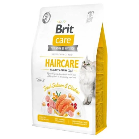 BRIT Care Cat Grain-Free Haircare Healthy & Shiny Coat - sucha karma dla kota 2kg