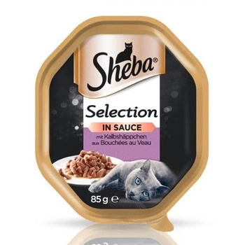 SHEBA Selection Z Cielęciną W Sosie – mokra karma dla kota – tacka 85g