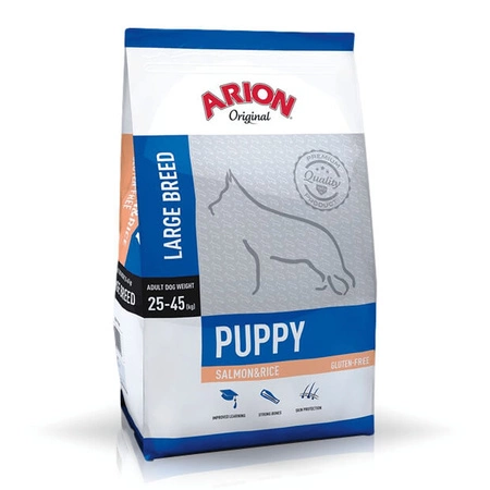 ARION Original Puppy Large Salmon & Rice - sucha karma dla psa 12kg