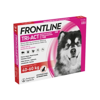 FRONTLINE Tri-Act XL - roztwór na pchły i kleszcze dla psów ras olbrzymich od 40 do 60kg