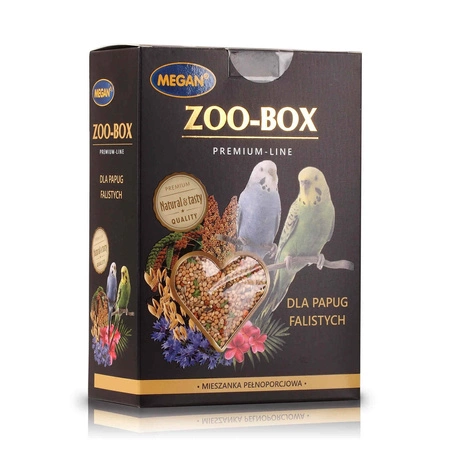 MEGAN Zoo-Box Premium Line - karma dla papużki falistej 750g