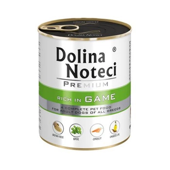 DOLINA NOTECI Premium - mokra karma dla psa z dziczyzną - puszka 800g