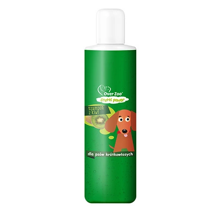 OVER ZOO - szampon frutti kiwi dla psów krótkowłosych 200ml