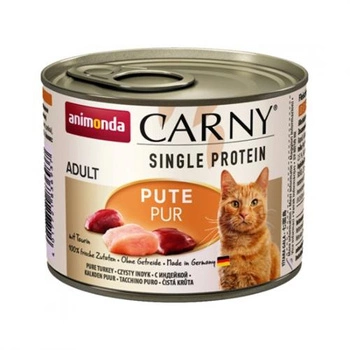 ANIMONDA Carny Adult Single Protein Czysty Indyk - mokra karma dla kota - puszka 200g