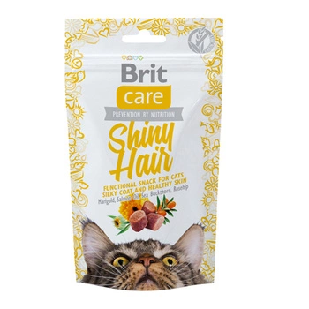 BRIT Care Cat Snack Shiny Hair – przekąska dla kota 50g