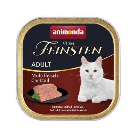 ANIMONDA Vom Feinsten Classic - mokra karma dla kota - indyk z królikiem - miseczka 100g