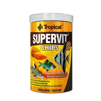 TROPICAL Supervit Chips -  pokarm dla rybek 100ml