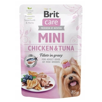 BRIT Care Mini Chicken & Tuna - mokra karma dla psa - saszetka 85g