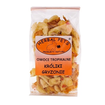 HERBAL PETS - owoce tropikalne dla królika i gryzoni 75g