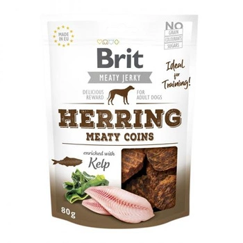 BRIT Jerky Herring Meaty Coins - przysmak dla psa 80g
