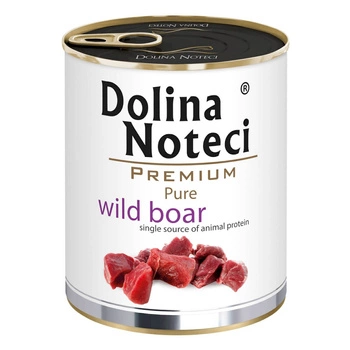 DOLINA NOTECI Premium Pure Z Dzikiem - mokra karma dla psa - puszka 800g