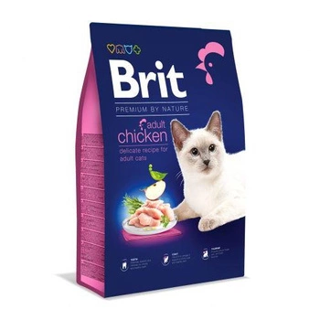 BRIT Cat Premium By Nature Adult Chicken - sucha karma dla kota 300g