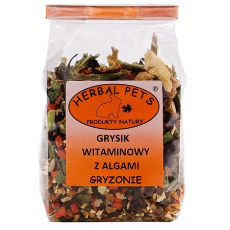 HERBAL PETS - grysik witaminowy z algami dla gryzoni 150g