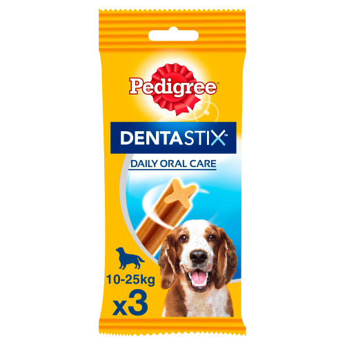Pedigree Dentastix Średnie Rasy 77 g - przysmak dentystyczny dla psów rasy średniej 77g Dostawa GRATIS od 159 zł + super okazje