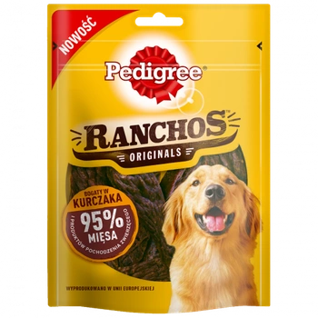 PEDIGREE RANCHOS - przysmak dla psa 95% kurczak - 70g