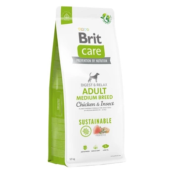 BRIT Care Dog Sustainable Adult Medium Breed Chicken Insect - sucha karma dla psa 12kg