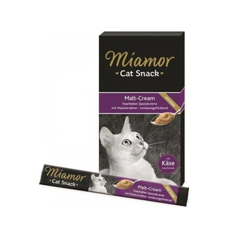 Miamor Cat Confect Malt Cream – serowa pasta odkłaczająca 6x15g