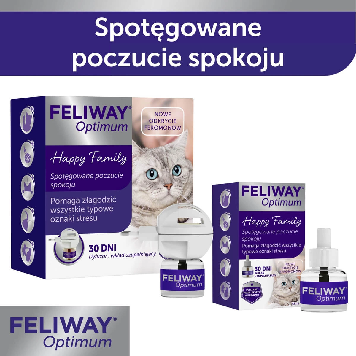 Feliway Optimum Recharge 48 ml