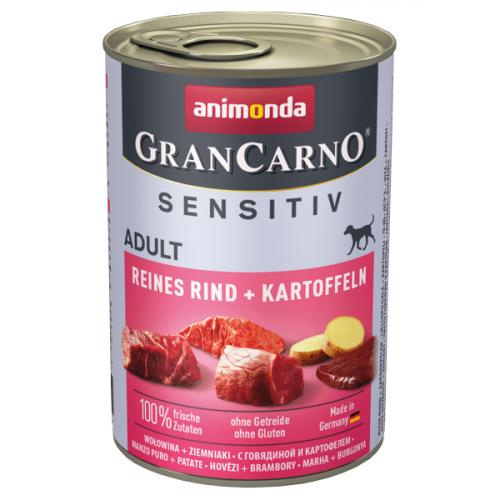 Animonda Grancarno Sensitiv Reines Rind + Kartoffeln 400 g - mokra karma dla psów wołowina i ziemniaki 400g Dostawa GRATIS od 159 zł + super okazje