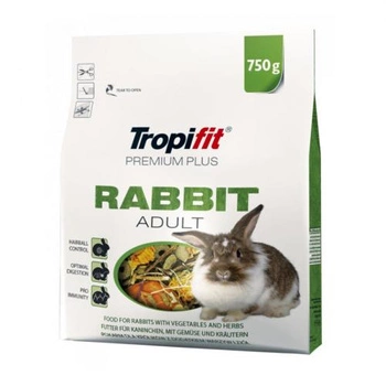 TROPIFIT Rabbit Adult Premium Plus - pokarm dla dorosłego królika 750g