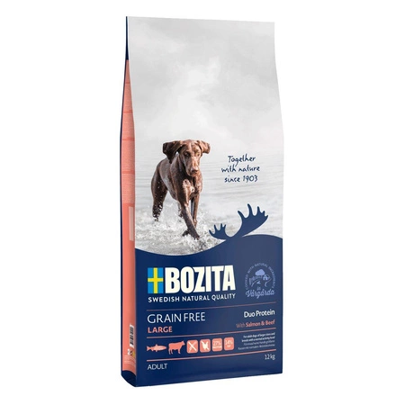 BOZITA Grain Free Salmon & Beef Large - sucha karma dla psa 12kg