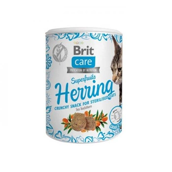 BRIT Care Cat Snack Superfruits Herring - przysmak dla kota 100g