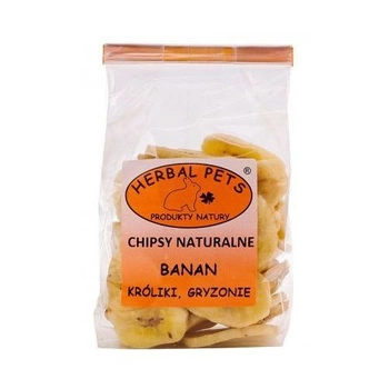 HERBAL PETS - chipsy naturalne z banana 75g