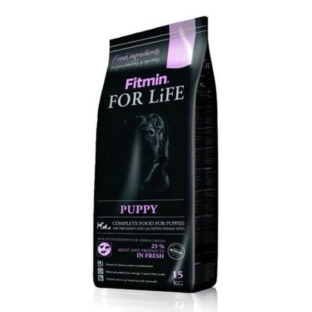 FITMIN Dog For Life Puppy - sucha karma dla psa 15kg