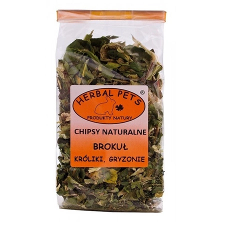 HERBAL PETS - chipsy naturalne z brokuła 50g