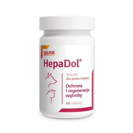 DOLFOS HepaDol - witaminy dla kotów 60tabl.  