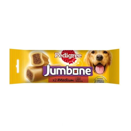 PEDIGREE Jumbone Medium – przysmak z wołowiną dla psa 180g